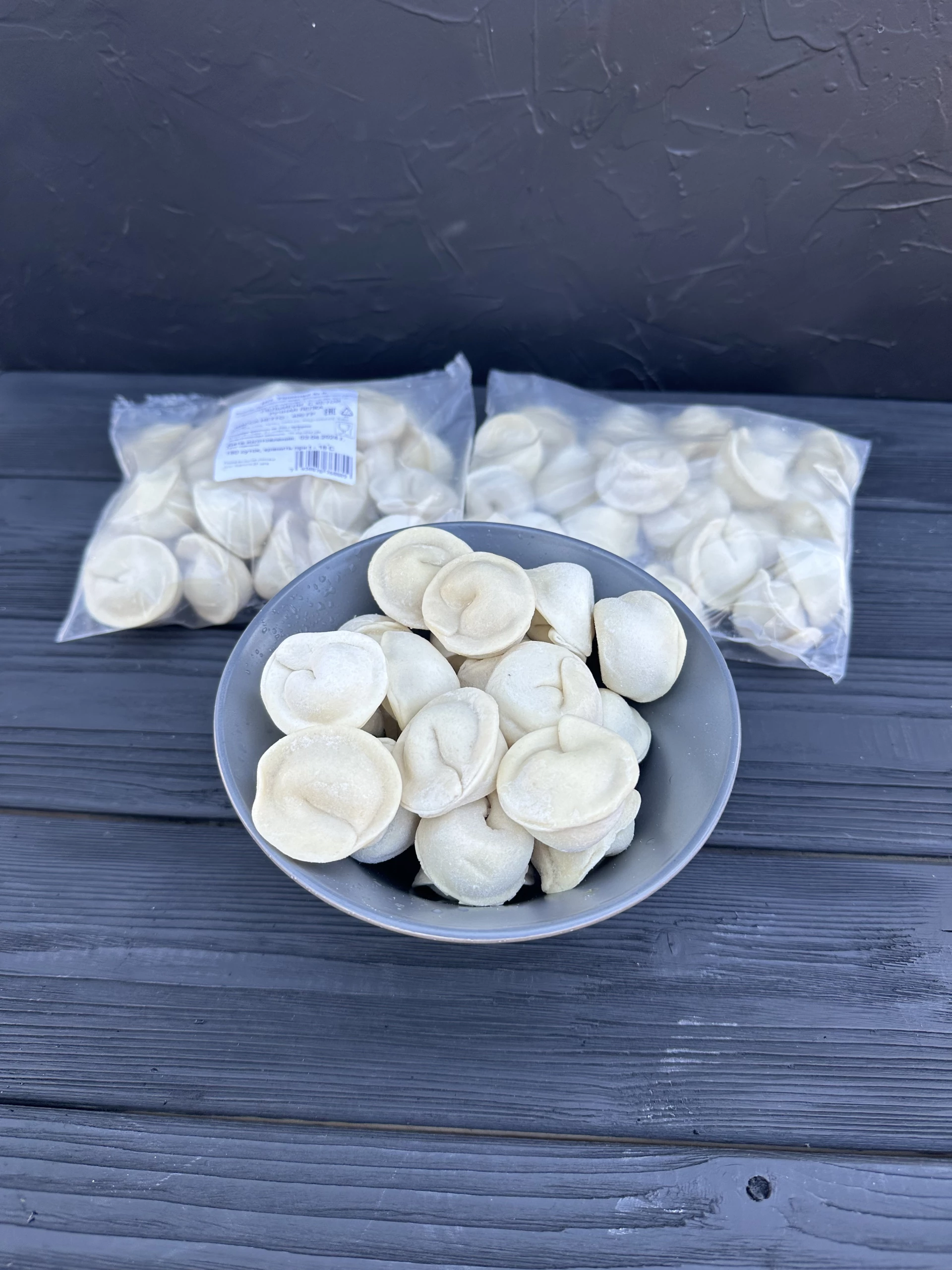 Пельмени Ручной лепки с кальмаром