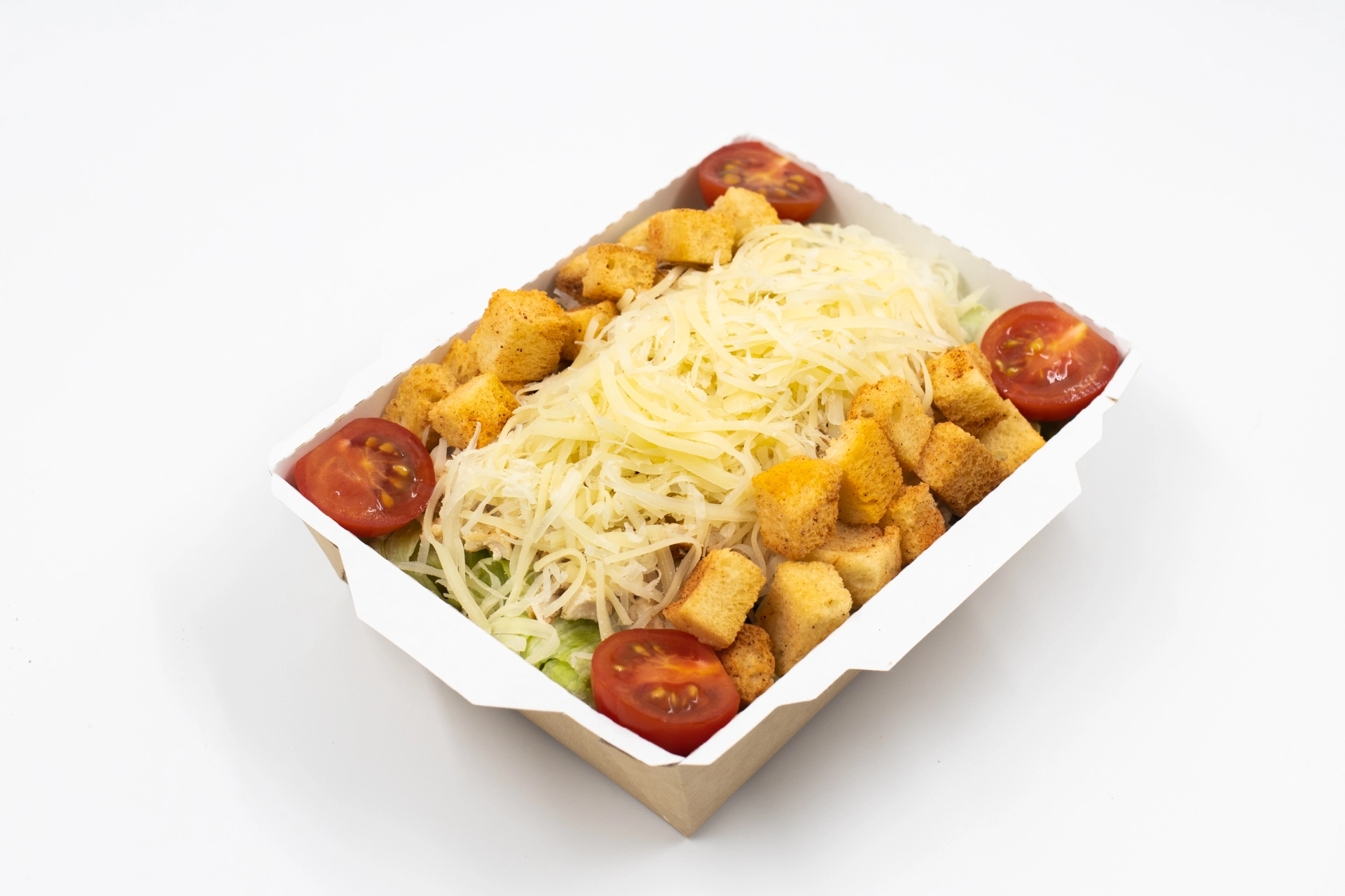 Салат Цезарь с курицей