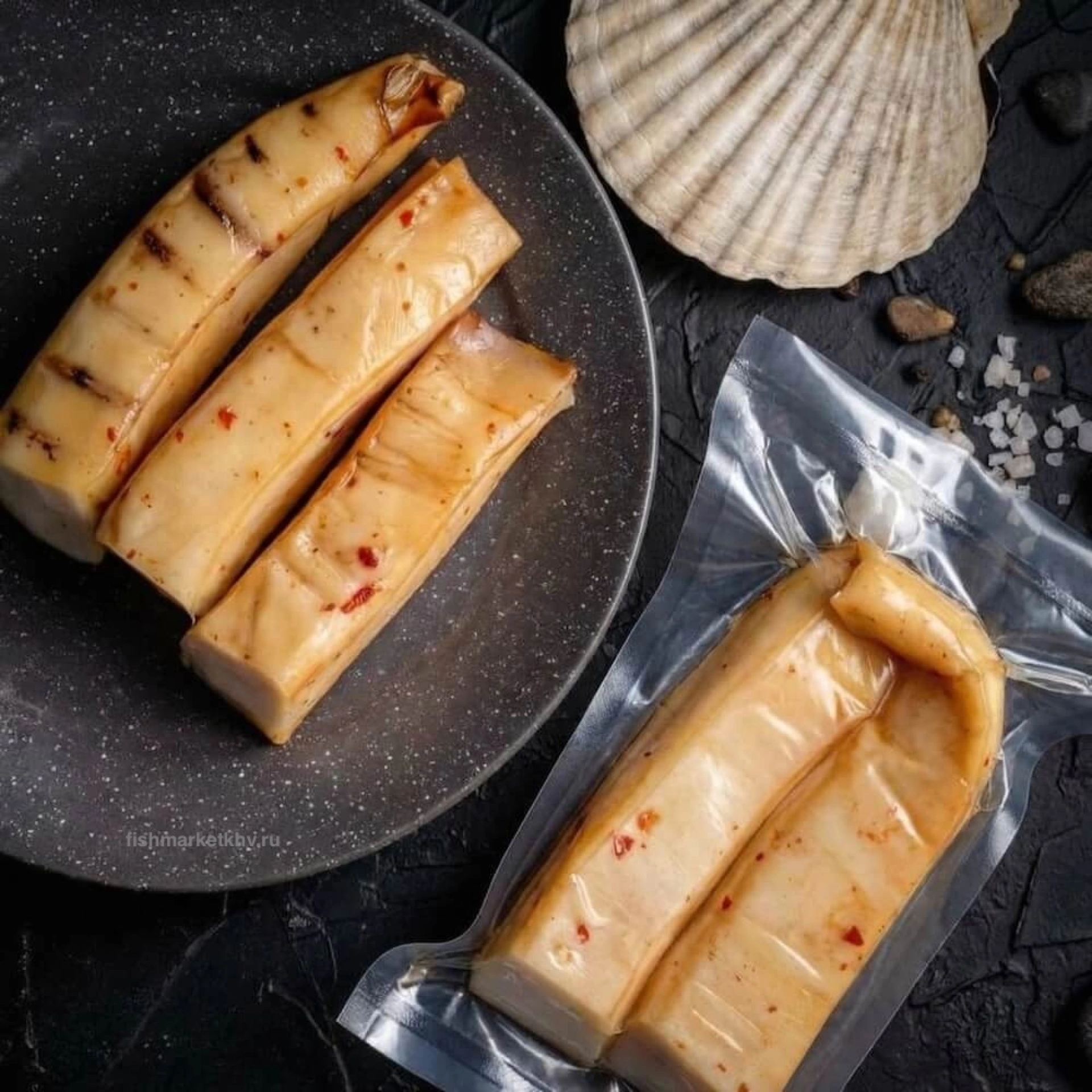 Кальмар Гигантский горячего копчения